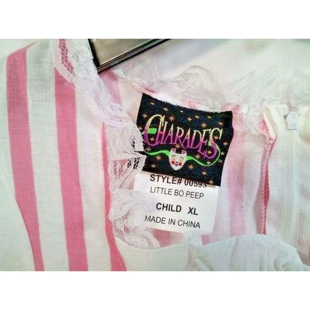 Charades Child's Pink Little Bo Peep Costume – Pink/White Size: XL - Dress Only